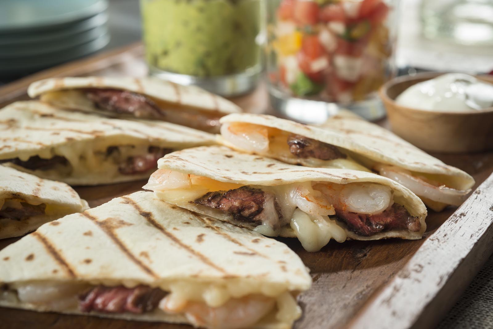 Surf & Turf Quesadilla Recipe Mi Rancho® Pure Tortilla Joy
