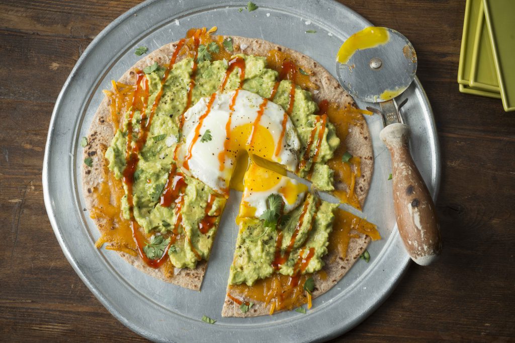 Avocado & Egg Breakfast Pizza Recipe Mi Rancho® Pure Tortilla Joy