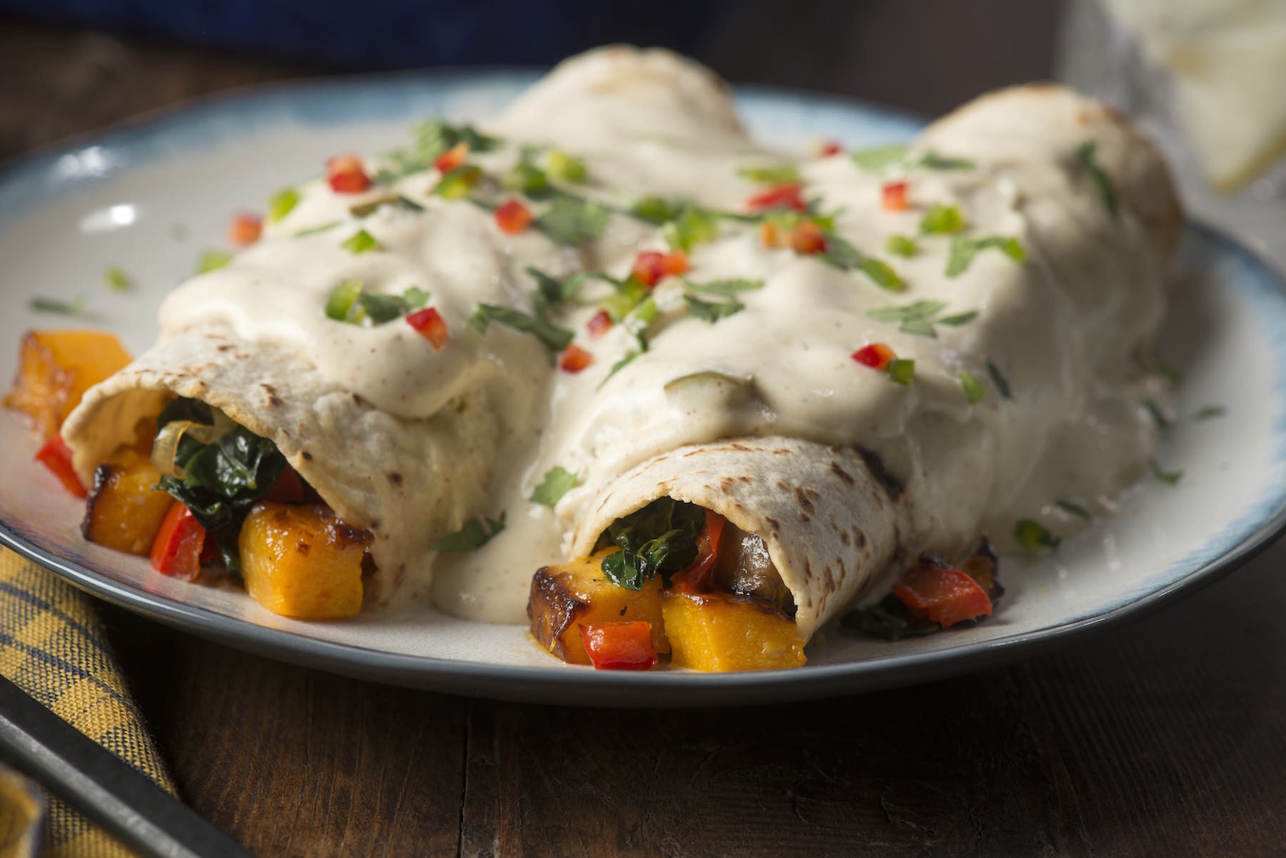 Roasted Harvest Vegetable Enchiladas Recipe Mi Rancho® Pure Tortilla Joy