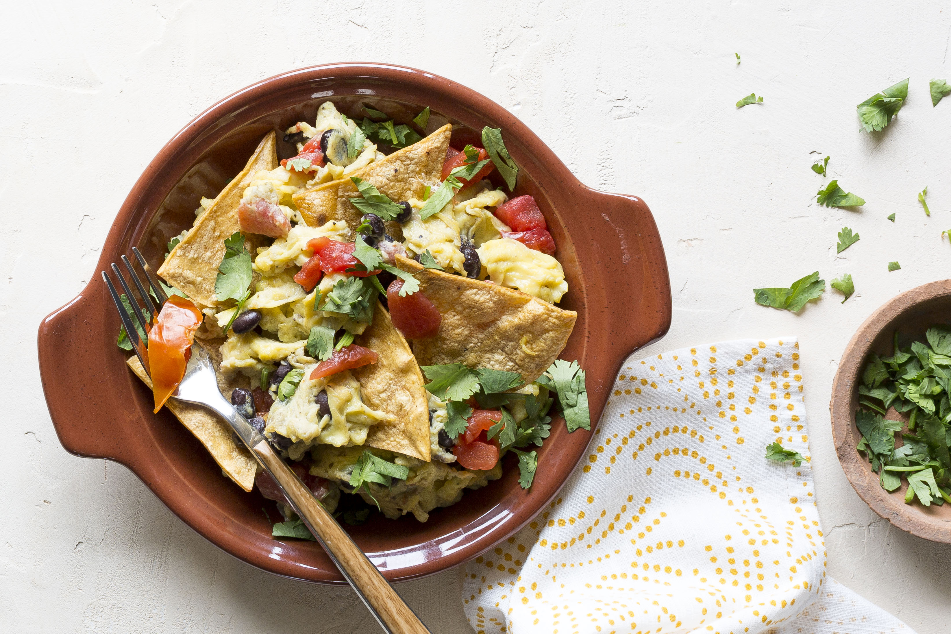 Black Bean Chilaquiles Recipe Mi Rancho® Pure Tortilla Joy