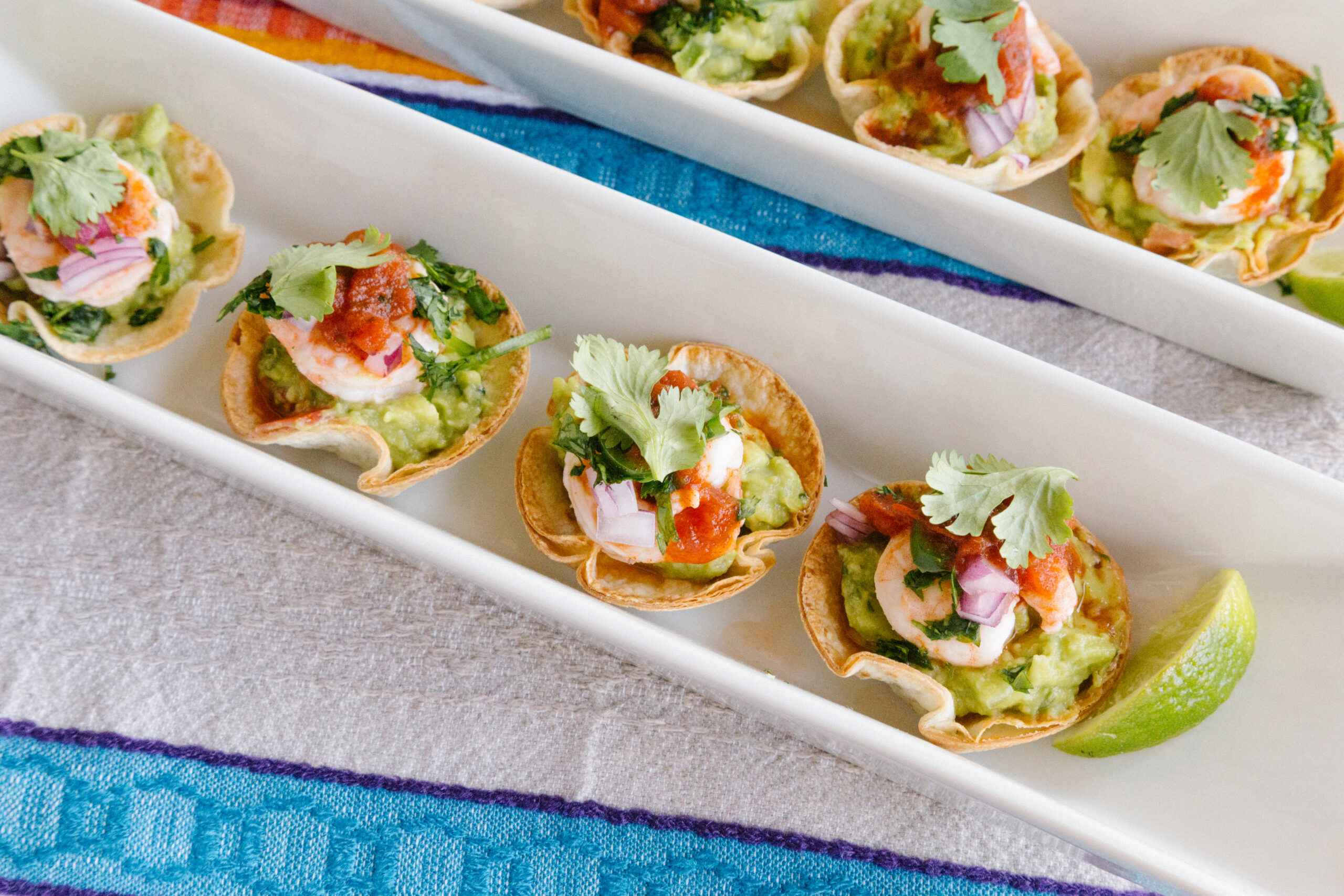 Tequila Lime Shrimp Tortilla Bites Recipe | Mi Rancho®: Pure Tortilla Joy