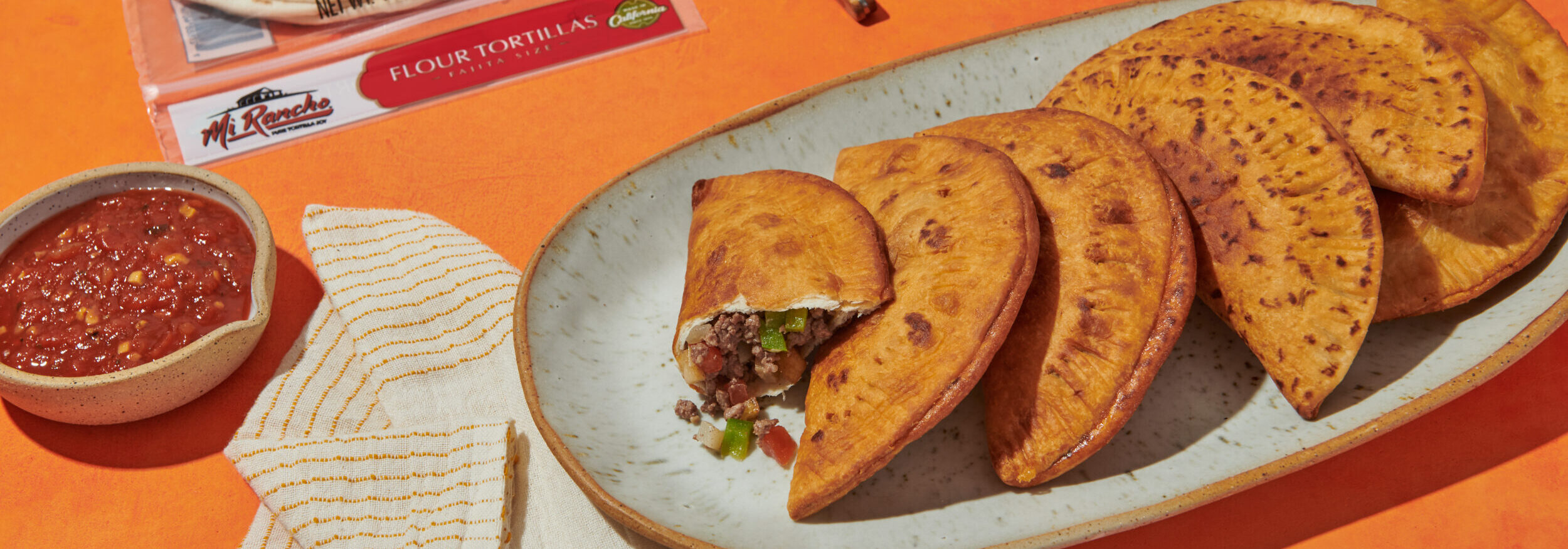 Beef Tortilla Empanada Recipe Mi Rancho® Pure Tortilla Joy
