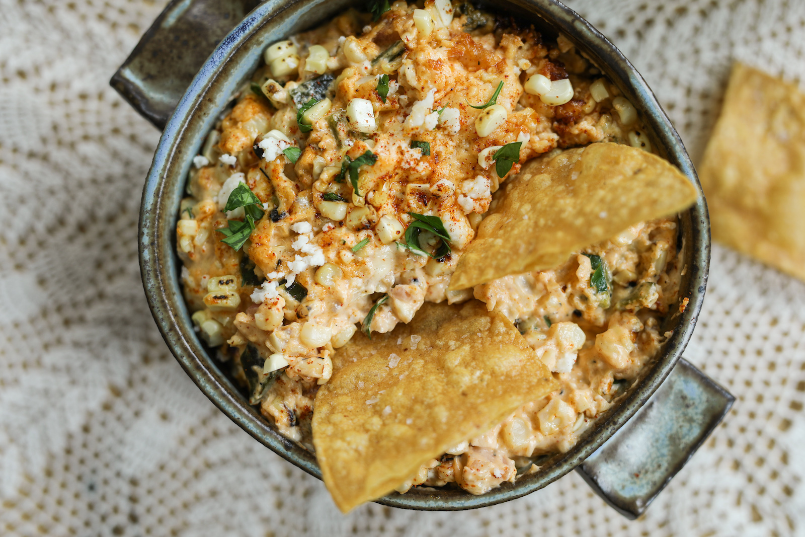 Elote (Mexican Street Corn) Dip Recipe Mi Rancho® Pure Tortilla Joy