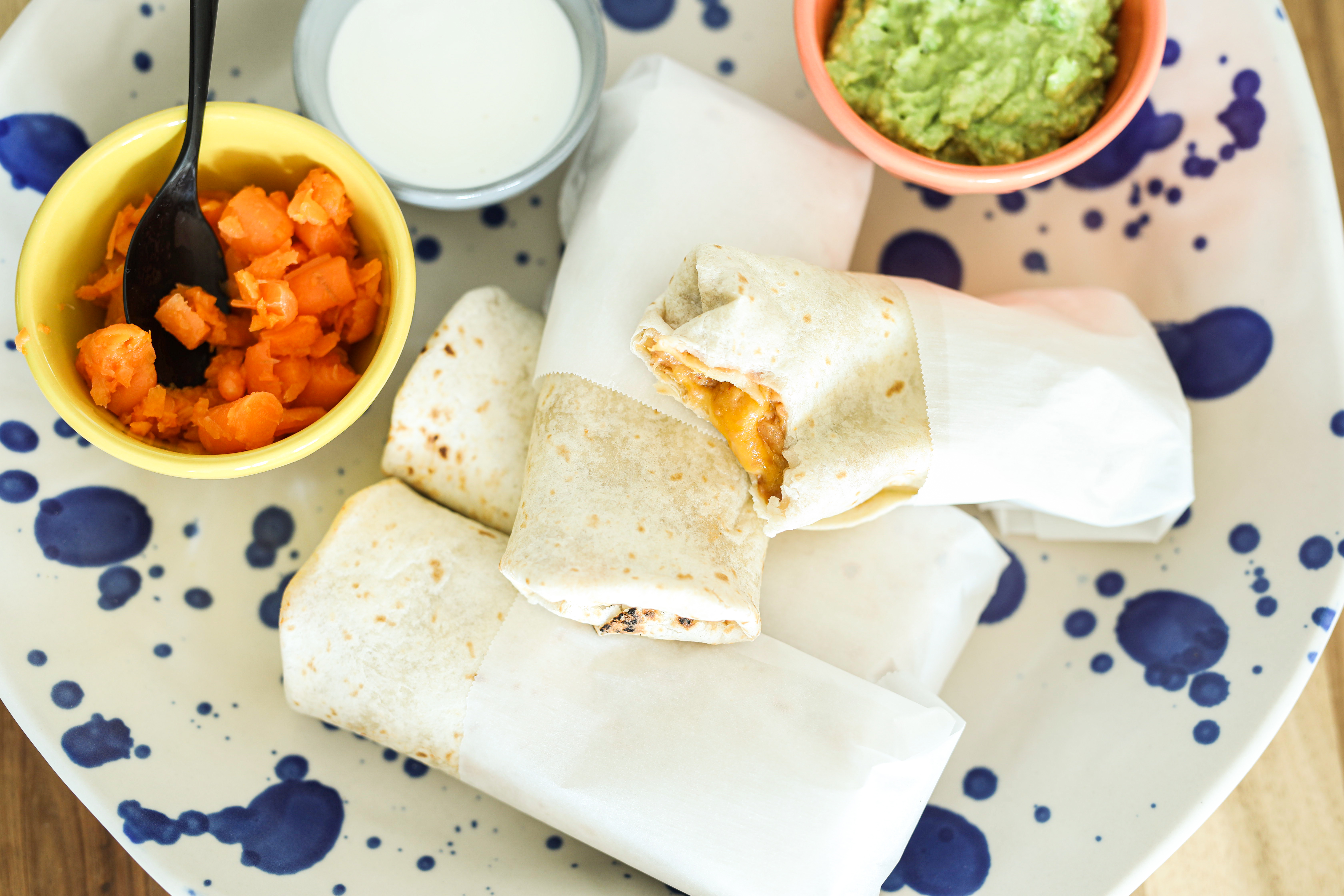 Mini Bean and Cheese Burritos for Kids Recipe Mi Rancho® Pure Tortilla Joy