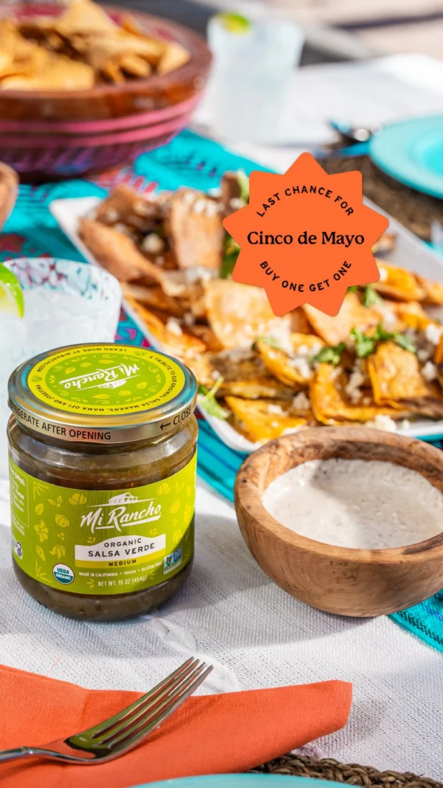 Anyone else smell that? 🤔 Crazy, it smells like margaritas and backyard hangs. 

Better stock up while you can with our BOGO sale! Use code BOGOCINCO at checkout. Offer ends 5/5 11:59PM PT.

#tastemirancho #organic #toogoodnottoshare #cincodemayo #freshtortillas